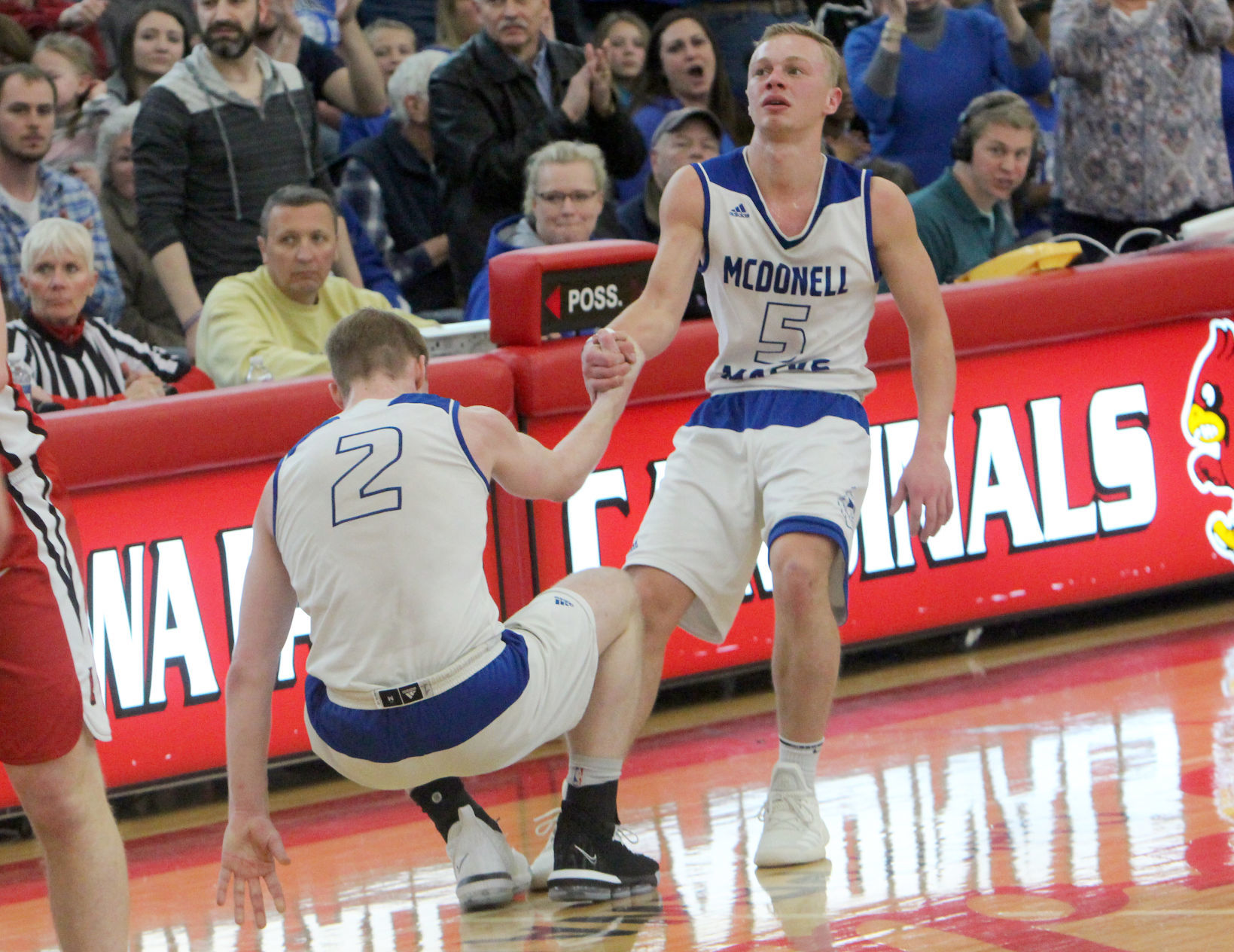 McDonell boys basketball vs Luck at Chi-Hi 3-9-19